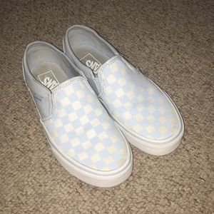 checkered vans